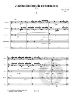 3 petites fanfares de circonstances von Alain Trudel 