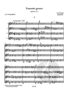 Concerto grosso op. 6 no 1 von Georg Friedrich Händel 
