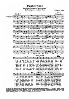 Handwerkerlied von Hugo Distler (Download) 