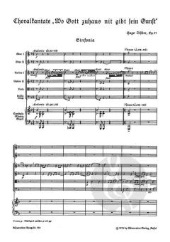 Wo Gott zuhaus nit gibt sein Gunst von Hugo Distler (Download) 