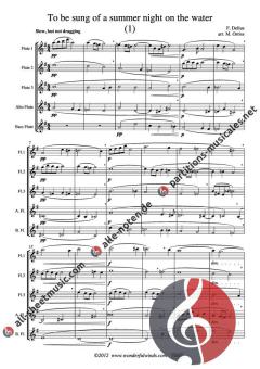 To be Sung of a Summer Night on the Water von Frederick Delius 