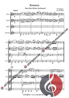 Romanze von Wolfgang Amadeus Mozart 