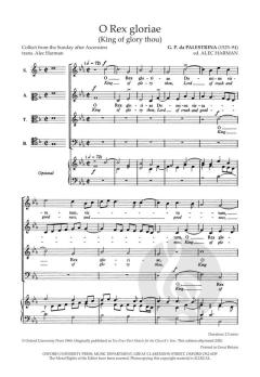 O Rex gloriae von Giovanni Pierluigi da Palestrina (Download) 