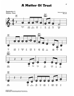 A Matter Of Trust von Billy Joel (Download) 