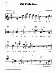 Wie Melodien von Johannes Brahms (Download) 