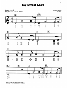 My Sweet Lady von John Denver (Download) 