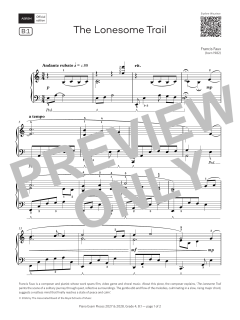 The Lonesome Trail von Francis Faux (Download) 