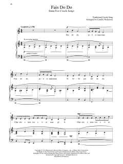 Fais Do Do (Low Voice) (Download) 