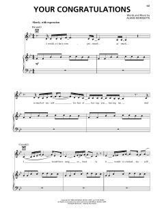 Your Congratulations von Alanis Morissette (Download) 