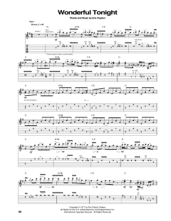 Wonderful Tonight von David Kersh (Download) 