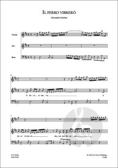 Pian & Forte 28: Il ferro vibrerò, Aria per Alto con tromba e bc von Alessandro Scarlatti 