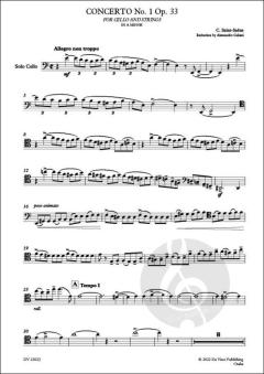 Cello Concerto No. 1 op. 33 in A minor von Camille Saint-Saëns 