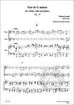 Kempff Series 1: Trio in G minor op. 15 von Wilhelm Kempff 