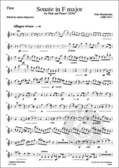 3 Flute Sonatas (1820, 1823, 1838) von Felix Mendelssohn Bartholdy 