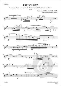 Fantasia after Carl Maria von Weber's Freischutz op. 36 von Vicenzo de Michelis 
