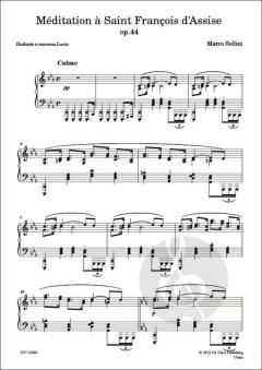 Méditation à Saint François d'Assise op. 44 von Marco Sollini 