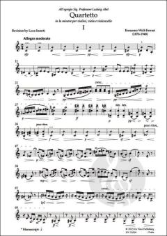 String Quartet in A minor von Ermanno Wolf-Ferrari 