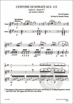 Centone di Sonate M.S. 112, Lettera C (No. 15) von Niccolò Paganini 