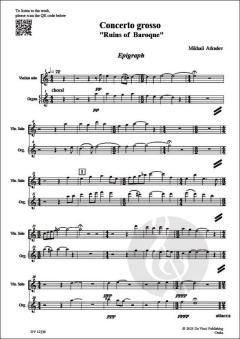 Concerto Grosso "Ruins of Baroque" von Mikhail Arkadev 