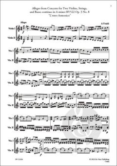 Masterly Violin Duets von Rossini Bach 