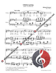 6 Lieder op. 37 von Richard Strauss 