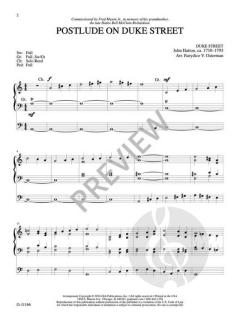 Postlude on DUKE STREET von John Hatton 