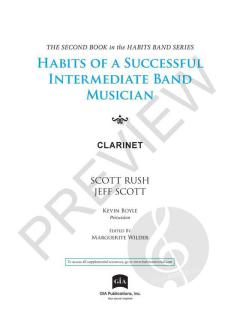 Habits of a Successful Intermediate Band Musician von Scott Rush 