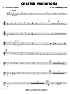 Chester Variations von Elliot del Borgo (Download) 