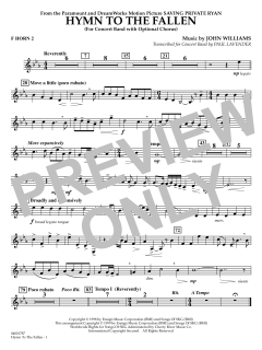 Hymn To The Fallen von John Williams (Download) 