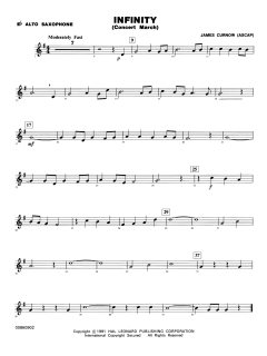 Infinity Concert March von James Curnow (Download) 