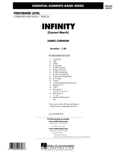 Infinity Concert March von James Curnow (Download) 