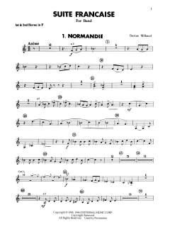 Suite Francaise von Darius Milhaud (Download) 