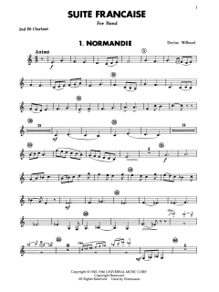 Suite Francaise von Darius Milhaud (Download) 
