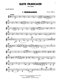 Suite Francaise von Darius Milhaud (Download) 