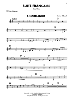 Suite Francaise von Darius Milhaud (Download) 