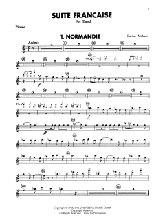 Suite Francaise von Darius Milhaud (Download) 