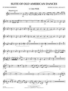 Suite Of Old American Dances von Robert Russell Bennett (Download) 