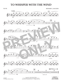 To Whisper With The Wind von Richard L. Saucedo (Download) 
