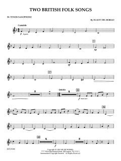 Two British Folk Songs von Elliot del Borgo (Download) 
