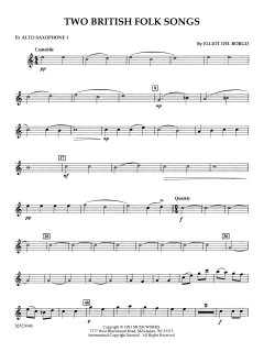 Two British Folk Songs von Elliot del Borgo (Download) 