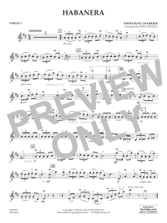 Habañera von Emanuel Alexis Chabrier (Download) 