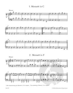 Die Notenbücher der Geschwister Mozart für Klavier im Alle Noten Shop kaufen