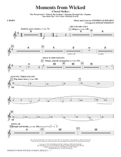 Moments from Wicked von Stephen Schwartz (Download) 