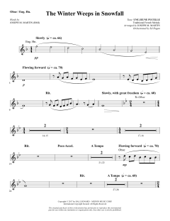 The Winter Weeps in Snowfall von Joseph M. Martin (Download) 