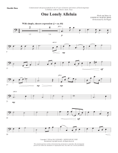 One Lonely Alleluia von Joseph M. Martin (Download) 