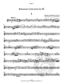 Basson Concerto in E flat von Johann Wilhelm Hertel (Download) 