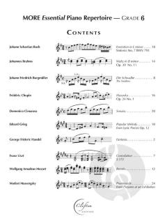 More Essential Piano Repertoire Grade 6 von Johann Sebastian Bach (Download) 