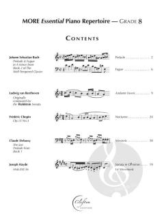 More Essential Piano Repertoire Grade 8 von Johann Sebastian Bach (Download) 