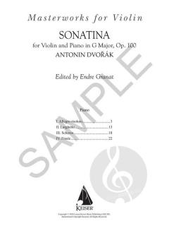 Sonatina in G Major von Antonín Dvořák 