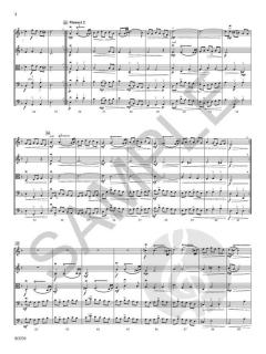 2 Minuets BWV 812 von Johann Sebastian Bach 
